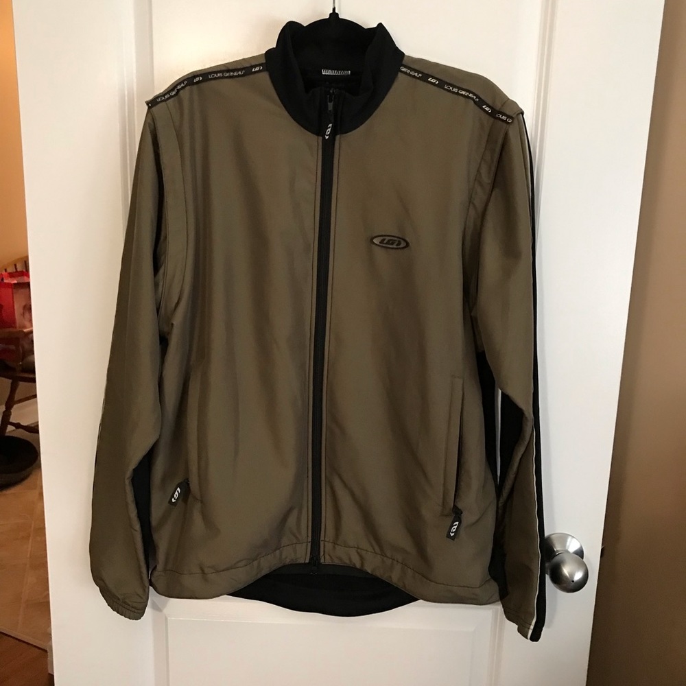 Louis Garneau Jacket Coat Vest Cycling Running Fleece Lined
